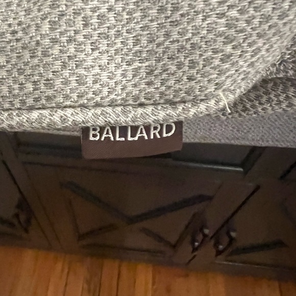 Ballard Designs 30” Back and Seat Cushions for Breton Banquette - Moka Stone - Picture 4 of 5